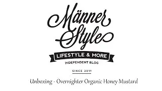 Unboxing des Overnighter Organic Honey Mustard von QWSTION