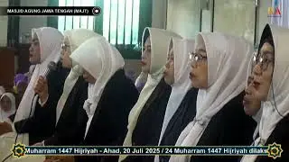 Tim baca kotip cilacap mujahadah di MAJT Semarang 19--20 2025
