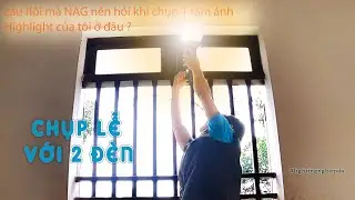 Chụp LỄ CƯỚI với 2 đèn (p2)