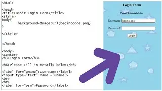 How to Change background Image of login form in HTML | How to change website background Using HTML