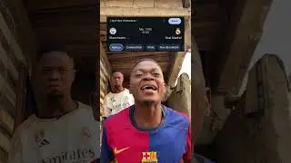Bar&ccedil;a Fan Provokes Real Madrid Supporter Before UCL Match vs Man City | Funny Trolls 😂 #ucl2025