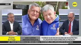 Andy Carrión en RPP sobre la posible prisión preventiva para Óscar Acuña