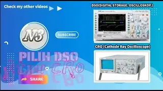 DSO  digital storage Oscilloscope VS    CRO (Cathode Ray Oscilloscope)