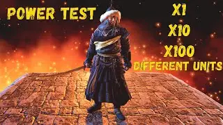 Mongolian Soldier - Power Test x1 x10 x100 vs 11 Different Units - UEBS 2
