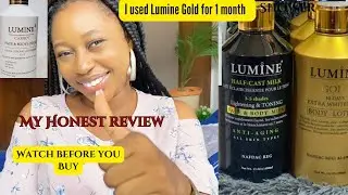 How to safely lighten your skin with Lumine Gold,Halfcast milk,Carrot,#creamreview#lumine