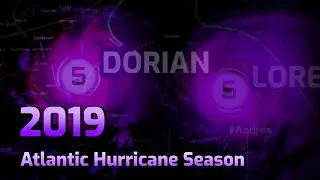 2019 Atlantic Hurricane Season Animation