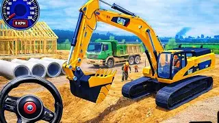 New Large City Road Construction Gameplay 🚧 - Android Gameplay