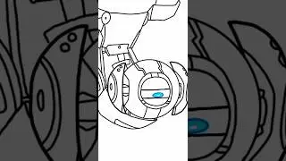 So i played Portal 2... (spoiler warning!) #Portal2 #animation #Portal #Wheatley