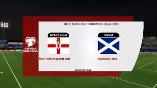 FIFA 14.European qualification FIFA World Cup 1986.Matchday 2.N.Ireland-Scotland. Avstria-Hungary