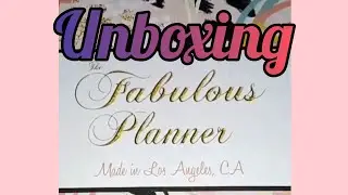 March 2022 unboxing of The Fabulous Planner subscription box