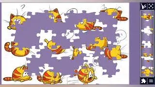 Cute Cat Mood Stickers Set 😺😸🙀😼💤🧩 amazing jigsaw puzzle 🧩//@jigsawpuzzle45 