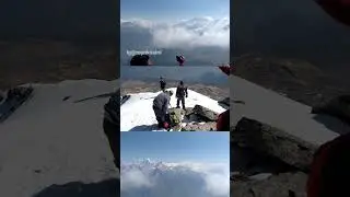 tracking and camping. #tracking #camping #utrakhand #snowfall #topofthemountain #himalayas #clouds