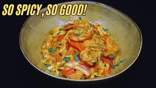 Дьявольские креветки с чесночным соусом | Рецепт Джеффри Вермасена