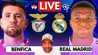 🔴 BENFICA vs REAL MADRID LIVE | CHAMPIONS LEAGUE 25/26 | Full Match LIVE Today