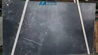 Leathered Negresco Black(Calacatta Black) Quartzite Slabs-KA UNITED #black #quartzite #slabs