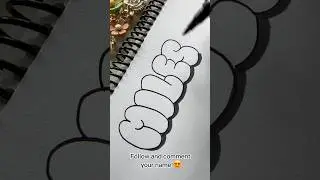 Hey Miles😀 #art #drawling #satisfyling #letteringstyles #fyp