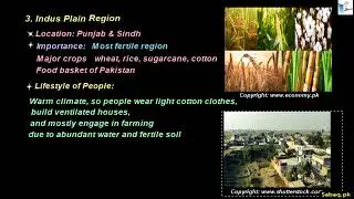 Physical Regions of Pakistan: Importance and Lifestyle of People, Geography Lecture | Sabaq.pk