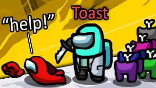 Mafia Mod with Toast as Godfather  Mafia mod Among Us ft. Hafu