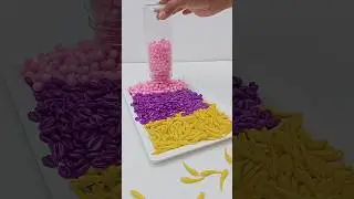 Tri Colored Beads Reverse vidro #asmr #satisfying #oddlysatisfying #relaxing #sound #nomusicasmr