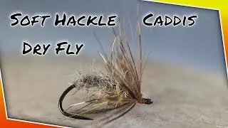 Tying a soft hackle Caddis  dry fly pattern ( Squirrel and Grouse)