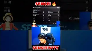 SENSEI 🔥 BGMI 🇮🇳 NEW SENSITIVITY 😘 2023 #shorts #bgmi #pubgmobile #sensei #senstivity