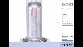 3D animation B&uuml;rkert Solenoid Valve Type 6014