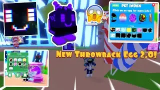{Roblox Science Simulator} New Throwback Egg 2.0 With 5 New Secrets!!!