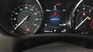 Сброс индикатора замены масла Jaguar XE 2018