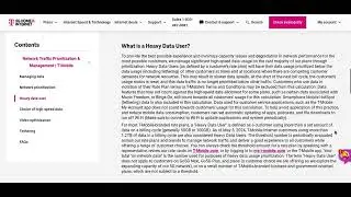 T- Mobile home internet Network management practices