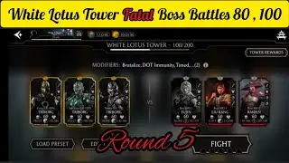mkmobile : white lotus tower fatal bosses battles 80 , 100 + rewards