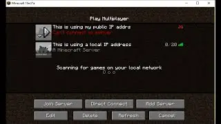 Server fails show in server list, direct connect works fine (over internet, port forwarded) -