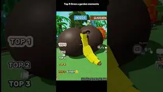 Top 5 Grow a garden moments 😂