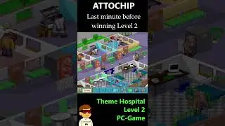 Last Minute Before Winning Level 2! 😄🏥 #ThemeHospital #Retro  #DOSGames #Bullfrog #PCGame #Attochip