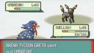 Pok&eacute;mon Emerald - Arena Tycoon Greta (1st battle)