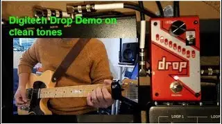 Digitech Drop Demo Part 1 Clean Tones (Octave Pedal)