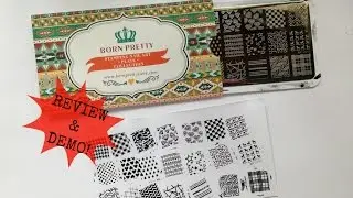 BORN PRETTY STORE STAMPING PLATE REVIEW & DEMO!
