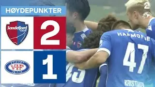 Sandefjord 2 - 1 V&aring;lerenga - H&oslash;ydepunkter