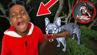 MY POSSESSED DOG BIT ME...