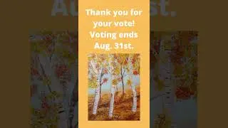 Fine Art America Billboard Voting Contest 2022-Fall Birches by Michele E. Gwynn