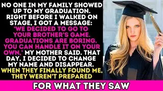 My Family Ignored My Graduation Day on Purpose, So I Changed My Name and Vanished Forever
