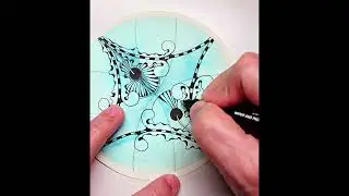 Tangle Art [ PP#26 ] Day 4 Practice
