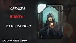 OPENING 8 CARD PACKS!! | Announcement Video | Paragon v29