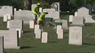 Over 250 volunteers with the National Association of Landscape Professionals will help preserve two