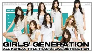 Girls' Generation - All Korean Title Tracks Line Distribution / until FOREVER 1
