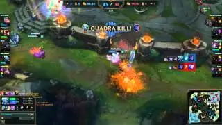 Lee Sin kicks Fizz ult in for the Pentakill - League of Legends