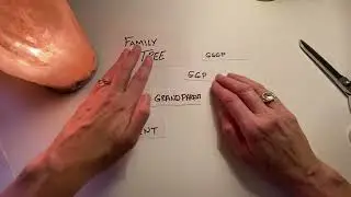 Trying to Explain a Family Tree, Cousins, Second Cousins, Once Removed - ASMR Soft Spoken Index Card