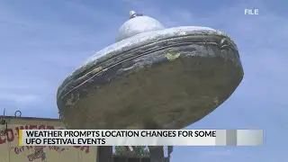UFO festival adjusts event locations due to weather concerns