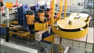 Automatic pallet legs nailing machine