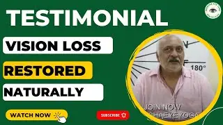 Vision loss Restored Naturally| अन्धेपन से मुक्ति मिली #eyeexercise #ssb #eyeyoga #nda #blindness