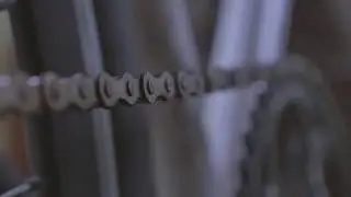 Closeup of Bike Chain